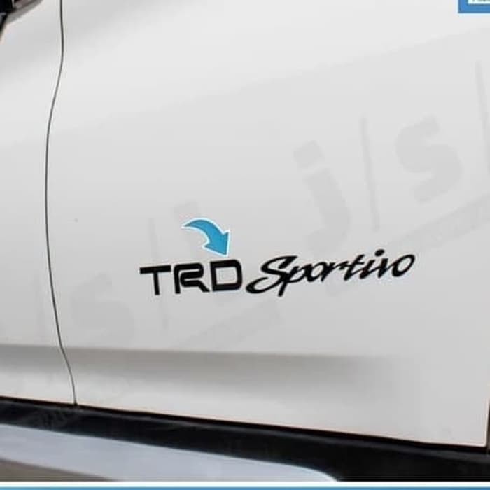stiker TRD sportivo All new rush hitam terlaris rejeki