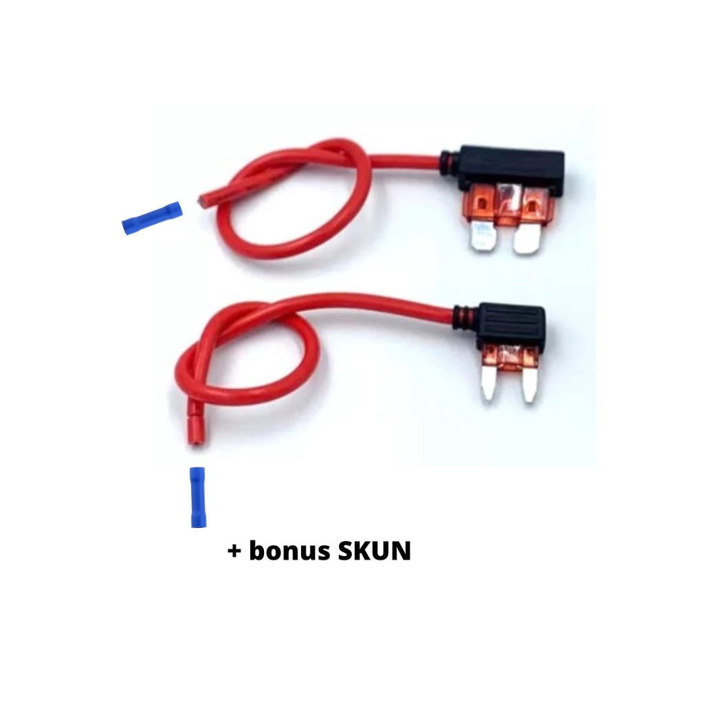 Kabel Jumper Fuse Tap Adapter Standard Mini Sekring 10 A