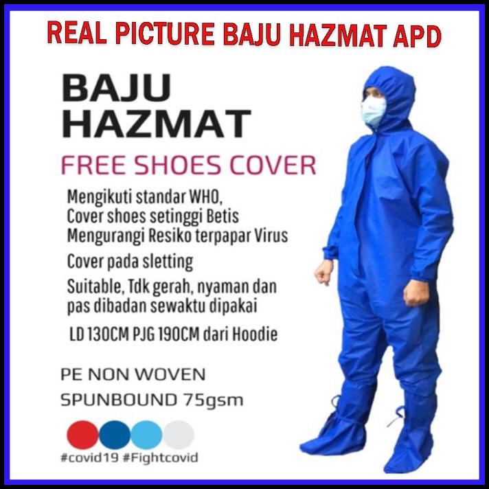 Baju Hazmat Apd 1 Set Apd Lengkap Sesuai Standar Menkes