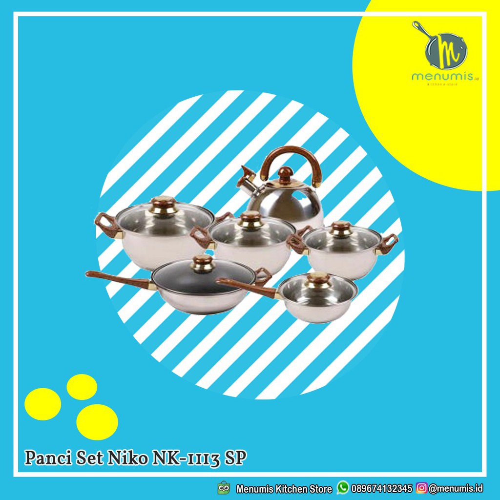 Panci Set Niko NK-1113 SP Murah