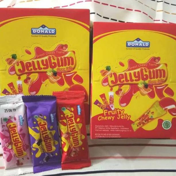 

TERLARIS BRANDS FESTIVAL Permen JellyGum Donald / Donald Jelly Gum (Box 24 x 25 gram) Permen Kunyah