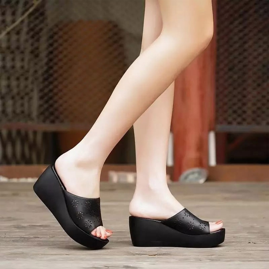 Sandal Wanita Zora Wedges Wanita HDR03 Terbaru 2021