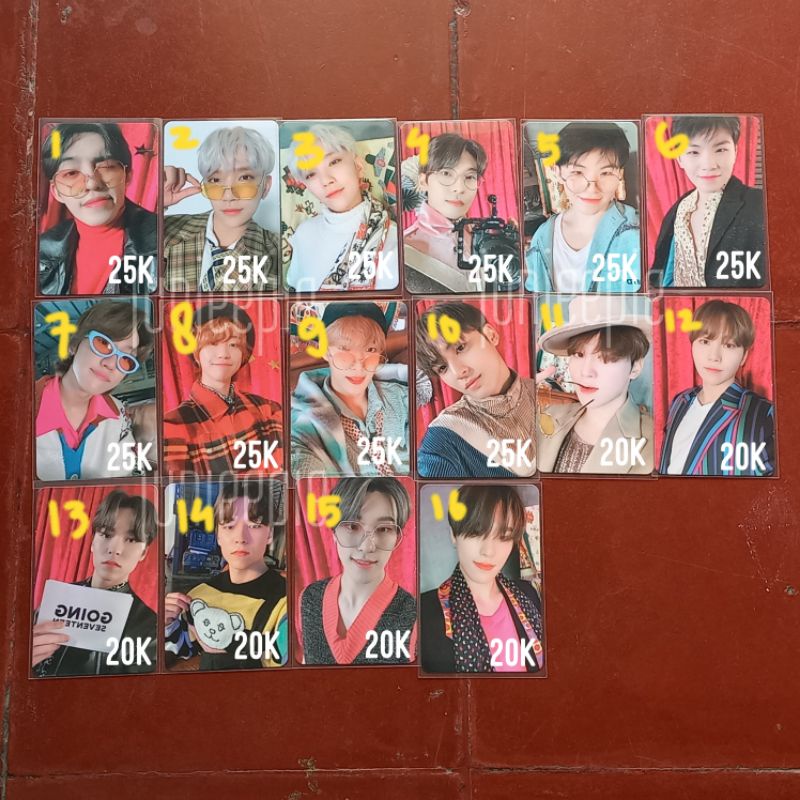 PHOTOCARD SEVENTEEN GOING MAGAZINE