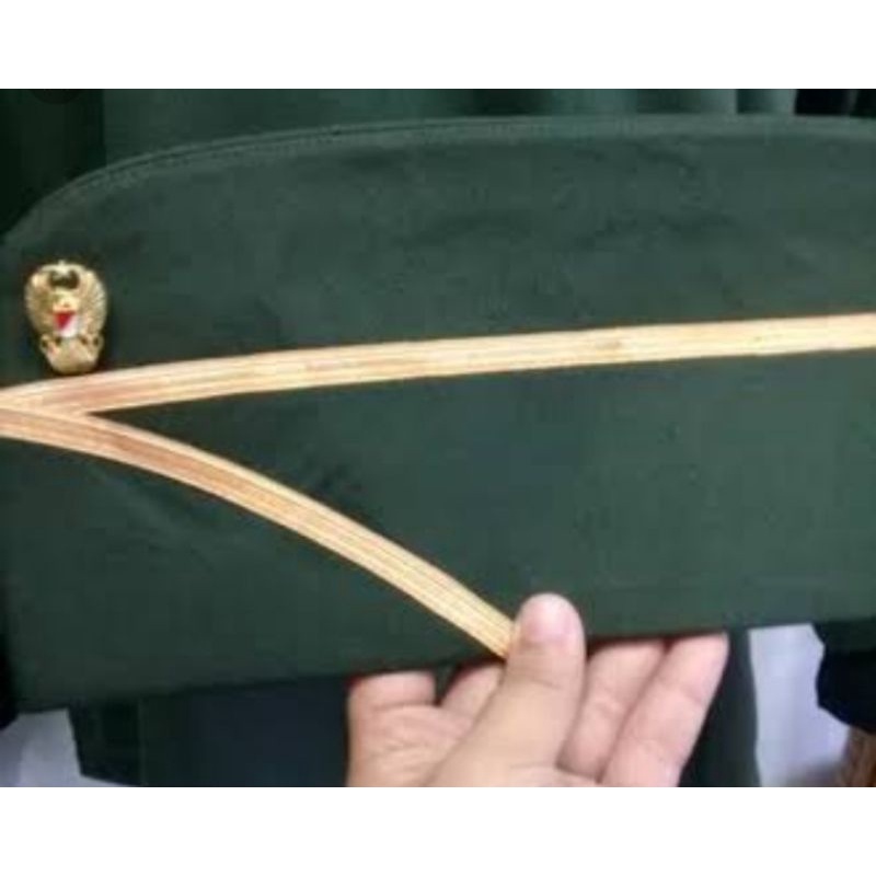 Topi mut pdh TNI AL. TNI AD +embelem