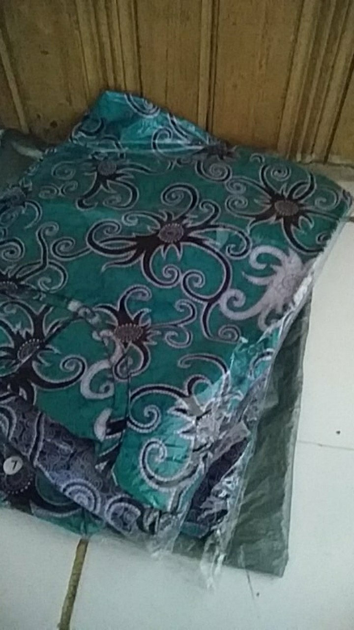 Batik Couple Keluarga - Sania Ruffle Batik Couple Garansi Termurah Shopee- Couple Set