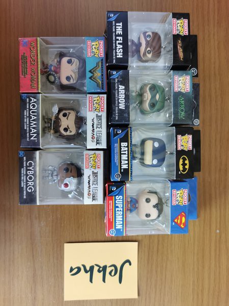 Funko Pocket Pop Keychain DC JUSTICE LEAGUE AQUAMAN Gantungan Kunci