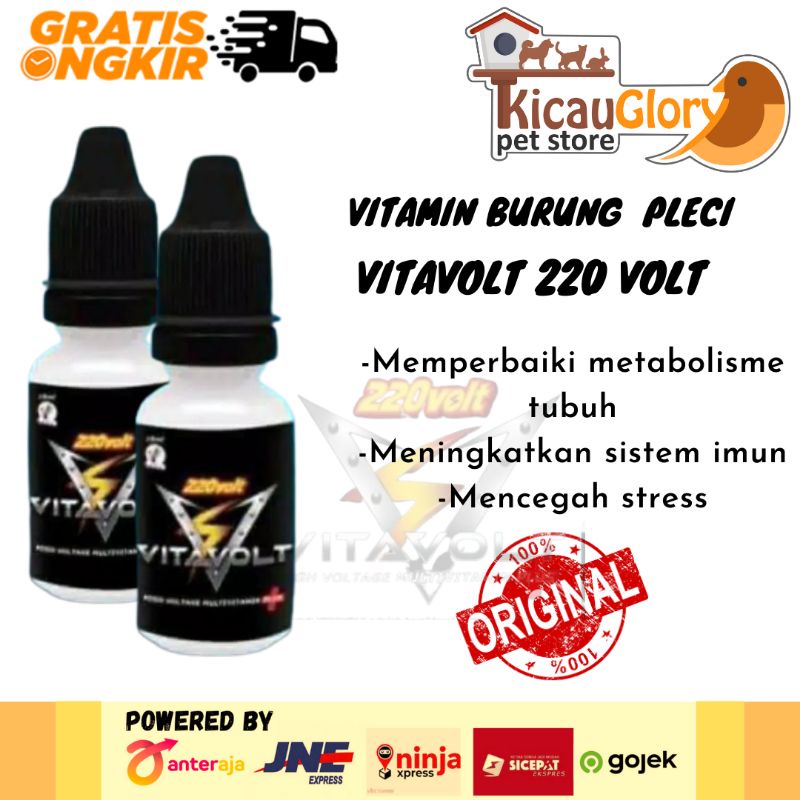 Vitavolt Vita - Volt 220 Volt Vitamin Burung Pleci Murai