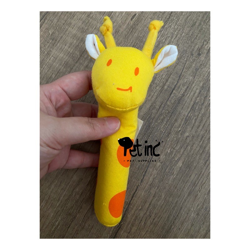 Giraffe puppy squeaky toy