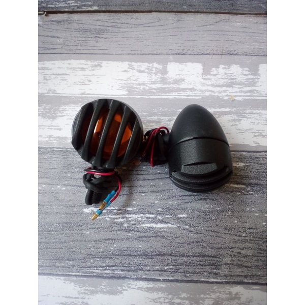 lampu sen sein model grill palang variasi japstyle caferacer bratstyle cb gl megapro c70 c50 vixion 