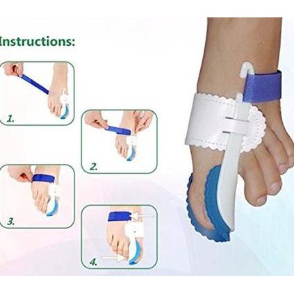 PELURUS JEMPOL KAKI, HALLUX VALGUS. SPLINT , BUNION PAD, NIGHT SPLINT