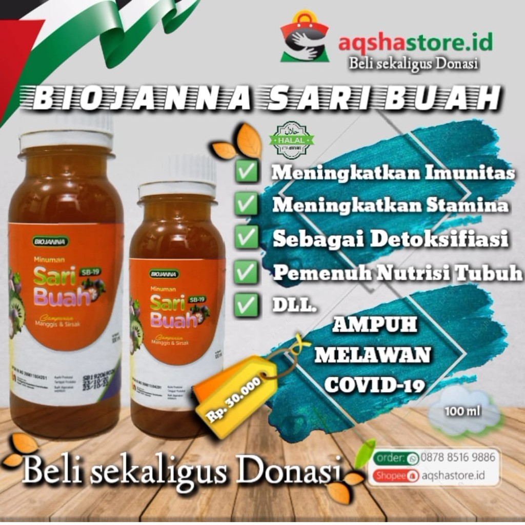 

BIOJANNA sari buah 100 ml