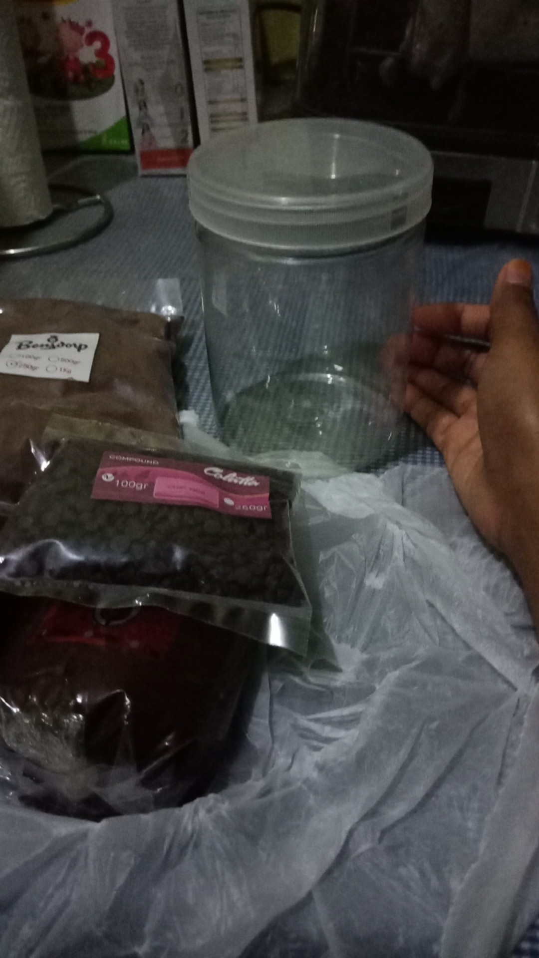 Toples Tabung Pet 650 Ml Untuk Snack Kue Kering Kripik [1 Pcs]