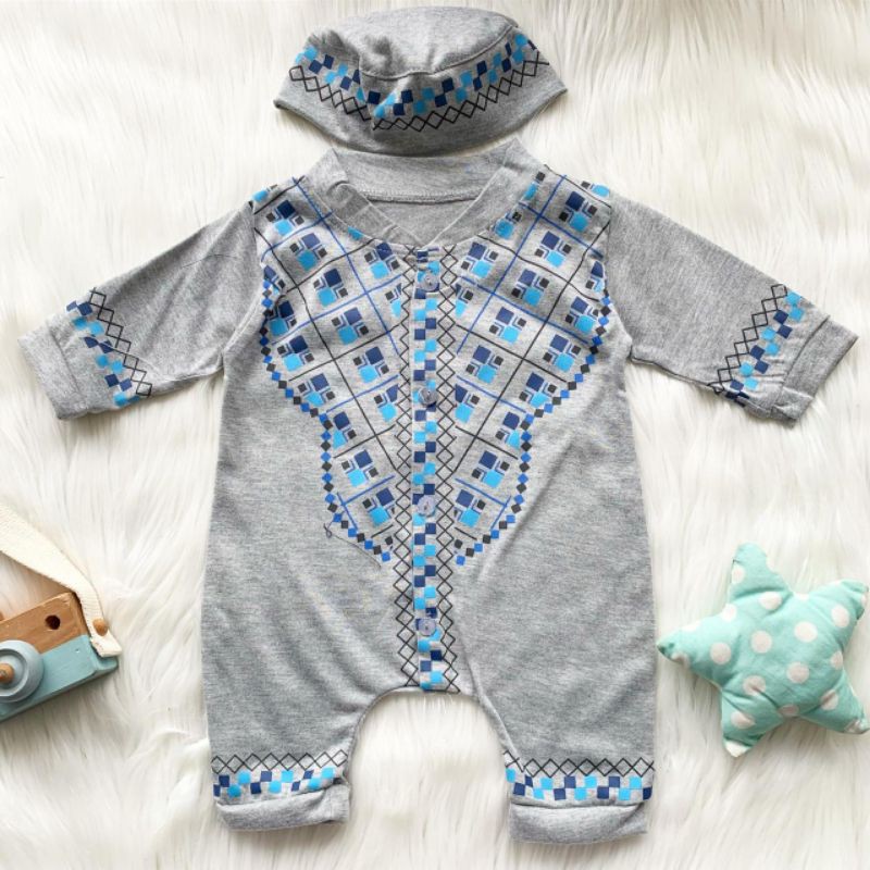 Koko Jumper Set Bayi-Abu 0-3 bln