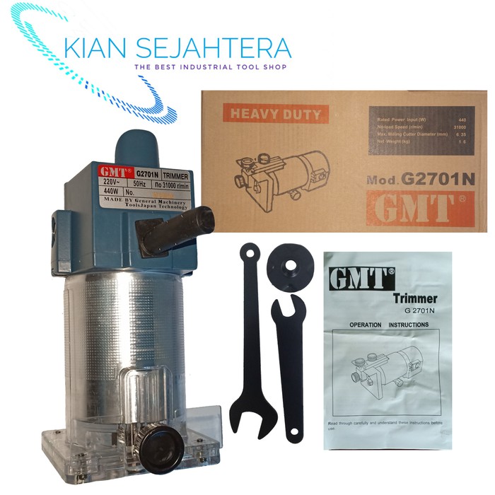 HEAVY DUTY GMT mesin profil G2701N mesin trimer mesin router K1