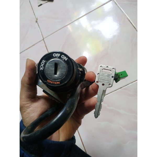 kunci kontak ninja rr original copotan motor