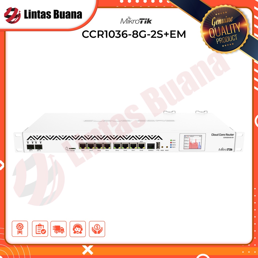 MikroTik CCR 1036 8G 2S+ EM CCR1036-8G-2S+EM