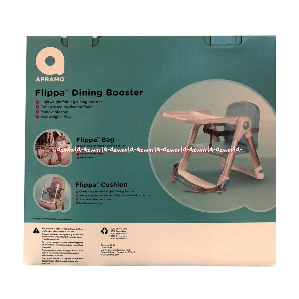 Apramo Flippa Dining Booster Combo Kursi Makan Lipat Travelling Travel Chair Kursi Makan Bayi Anak Travel Bisa Lipat Ap Ramo Dinning