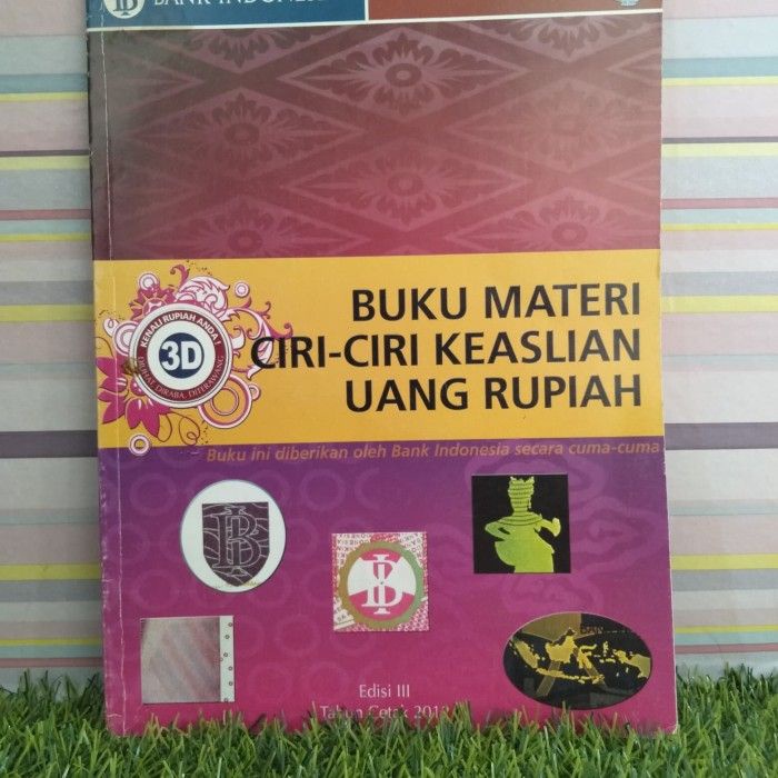 Jual Buku Materi Ciri Ciri Keaslian Uang Rupiah | Shopee Indonesia