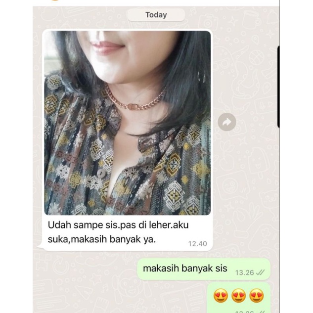 Restok Kalung Gelang itanium asli Cd Motif D1or Premium Quality Kalung Stainless Steel ori720