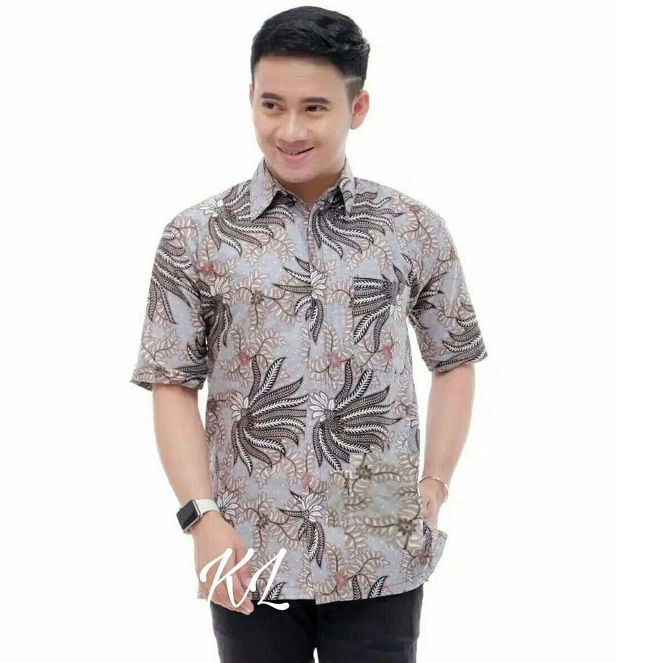Langsung Atc Baju Batik Pria Dewasa 2022 Lengan Pendek Kekinian Kemeja Batik Lengan Pendek Pria Mewa