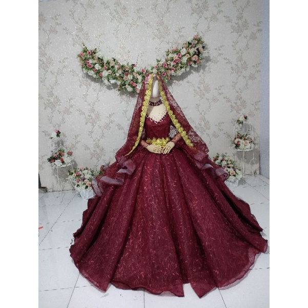 gaun pengantin India bridal