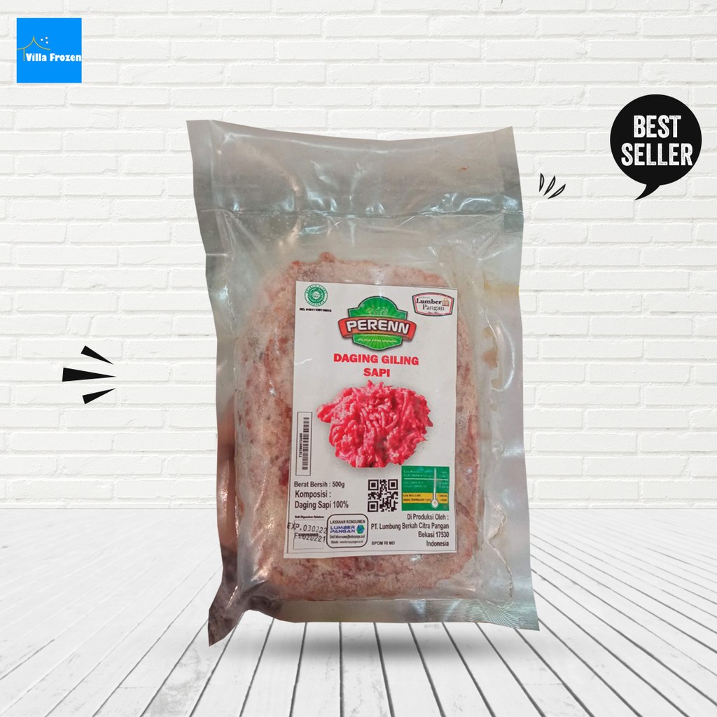 

Perenn Daging Sapi Giling Perenn 500gr - Daging Sapi Giling - Villa Frozen