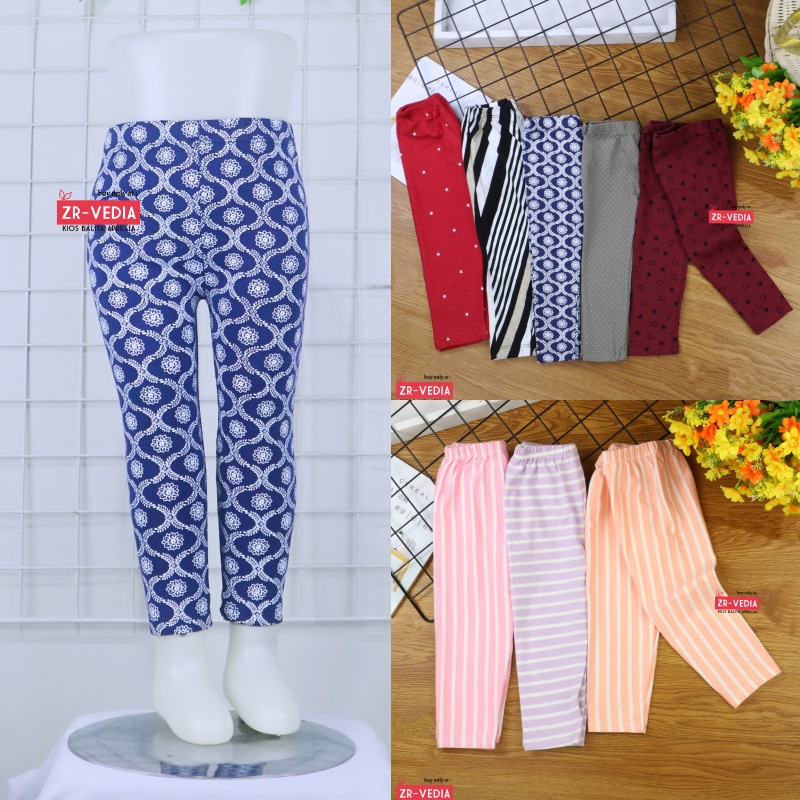 Legging Kiddie uk bayi-5 Tahun / IMPORT Leging Anak Perempuan Adem Murah Lejing Laging Celana Panjang Ketat Grosir