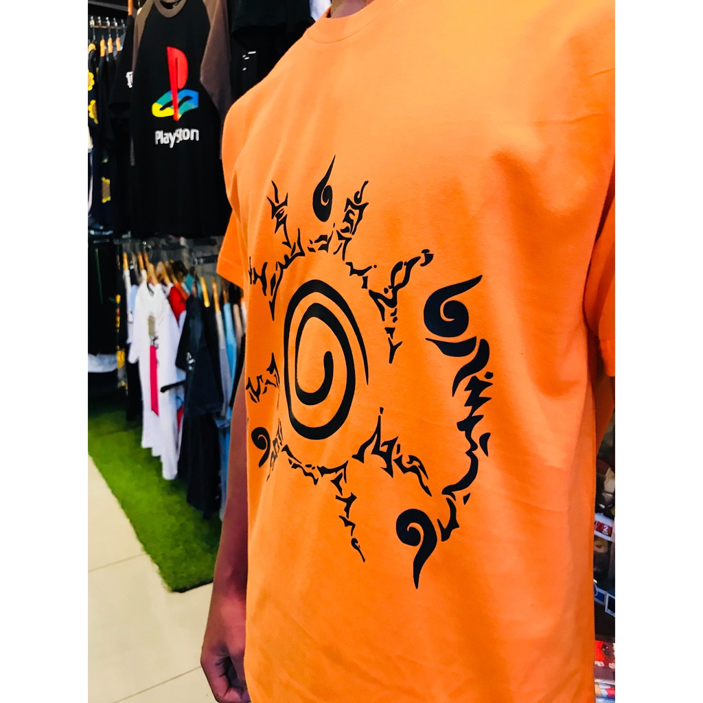 Kaos Kyubi Seal Orange Naruto Uzumaki Manga Anime