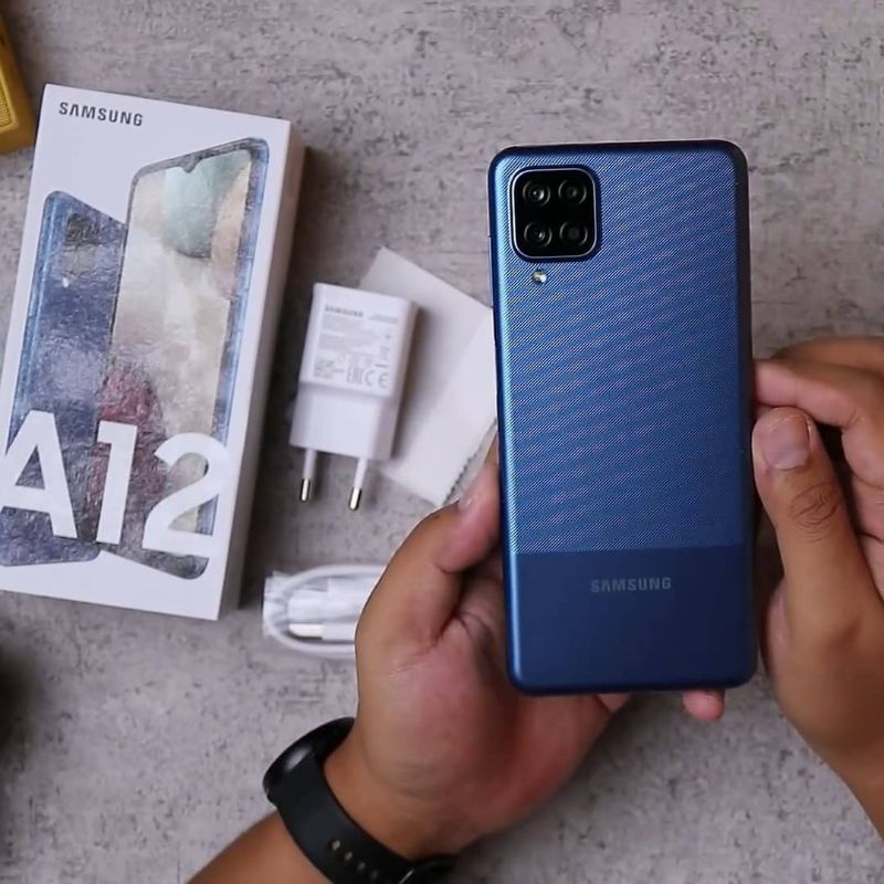 Samsung A12 Ram 6 GB Internal 128 GB mulus hanya buka dus