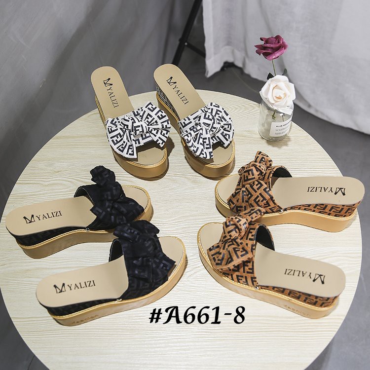 Sandal Wedges Pita Fendi #A661-8