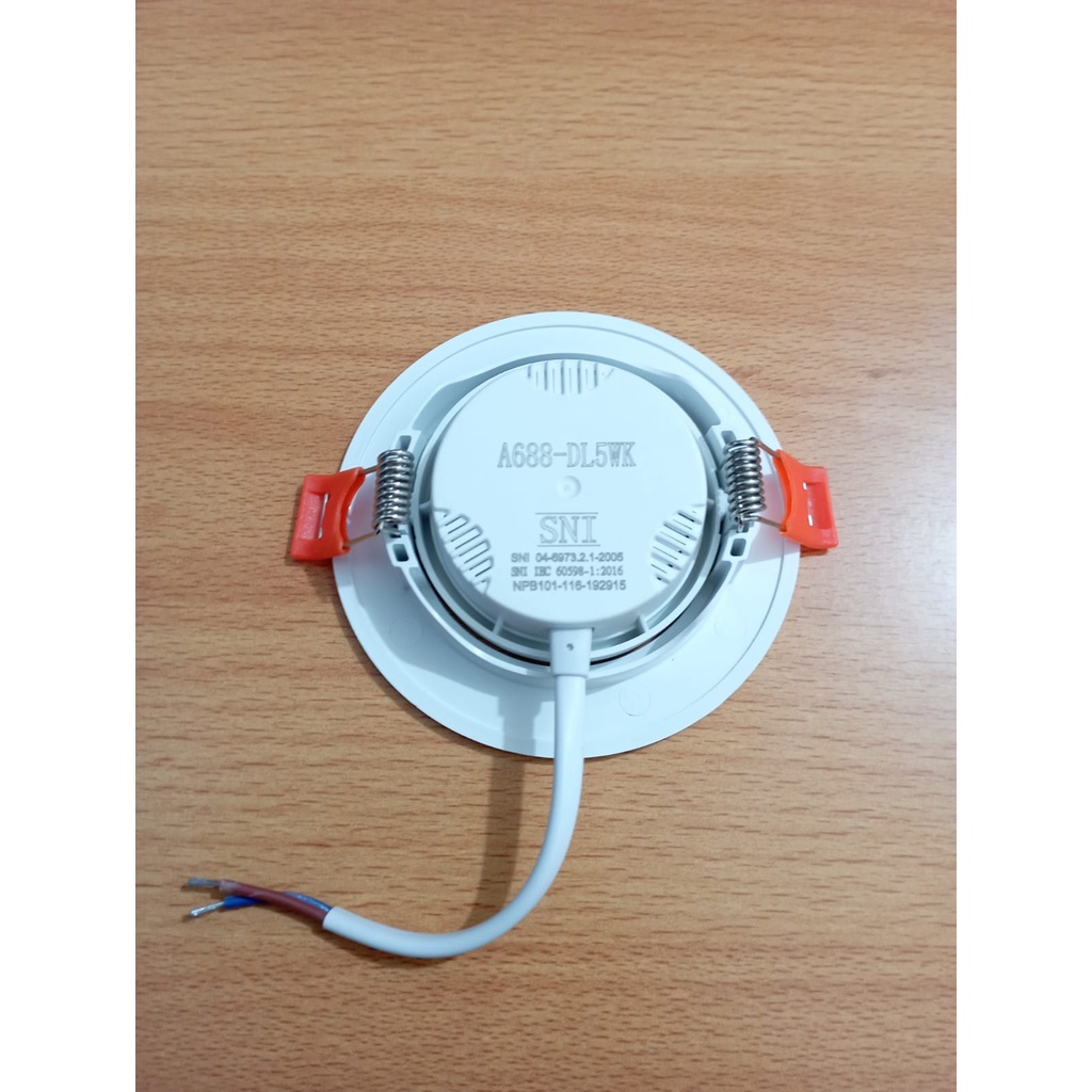 Lampu LED Sorot Downlight 5 Watt Asli SNI Awet Super Terang Terlaris