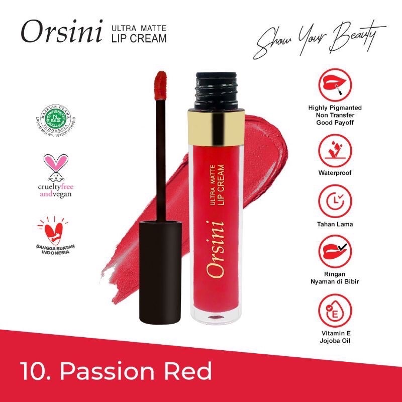 Orsini Lip Cream Matte BPOM