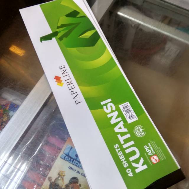 

Kuitansi besar 40sheet merek paperline