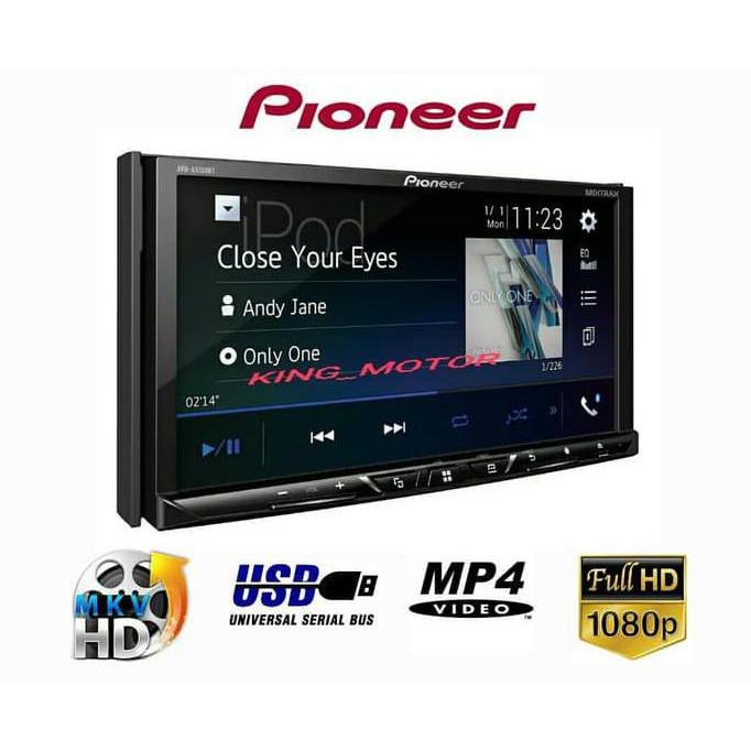 Double Din Pioneer Avh-A5150Bt/5150Bt/A5150/5150 (Garansi Resmi) Terbaru 2019