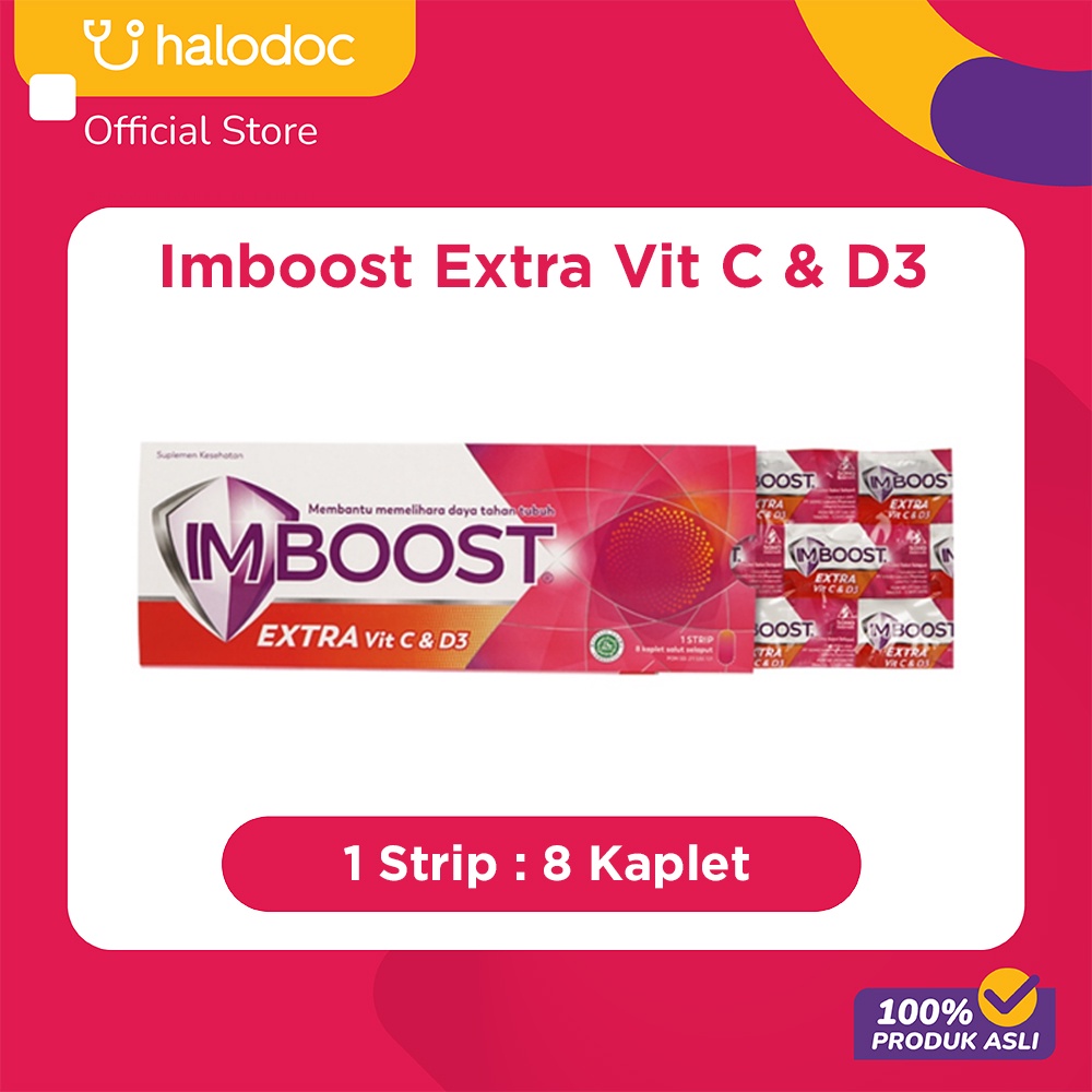 Imboost Extra Vit C & D3 8 Kaplet