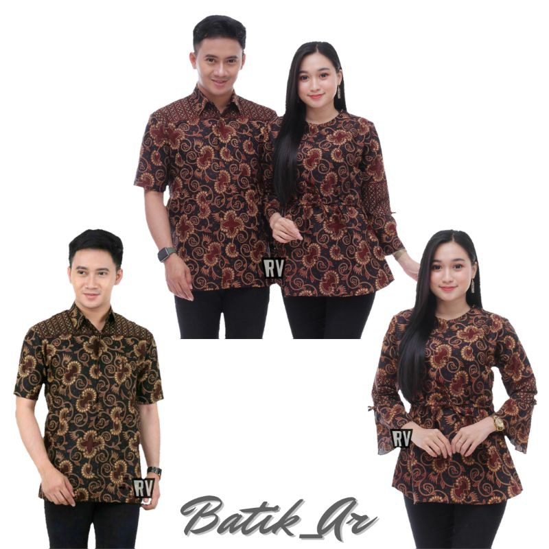 Couple Batik / Couple Batik Atasan / Couple Atasan / Hem Batik / Blues