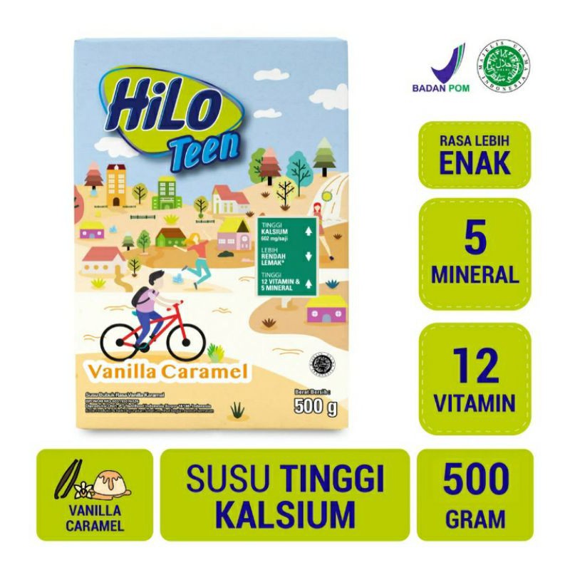 

Hilo teen vanilla caramel 500gr