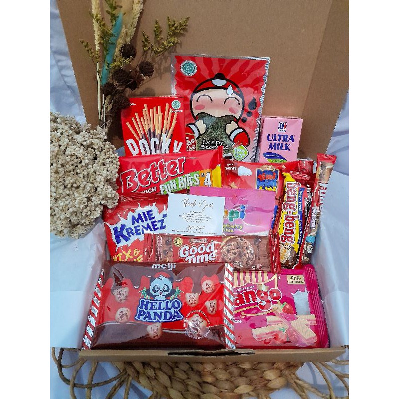 

GIFT BOX | HAMPERS SNACK | SNACK BOX Paket Garbera 25A