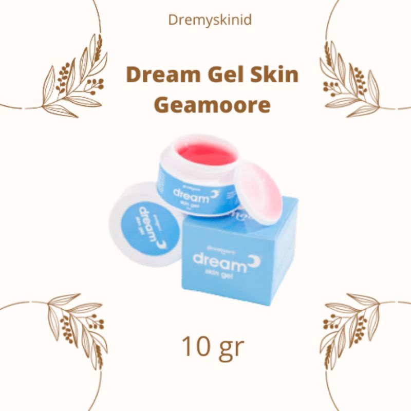 [ READY!! FREE GIFT ] DREAM SKIN GEL RED JELLY /SLEEPING MASK BY GEAMOORE 10 GR BPOM