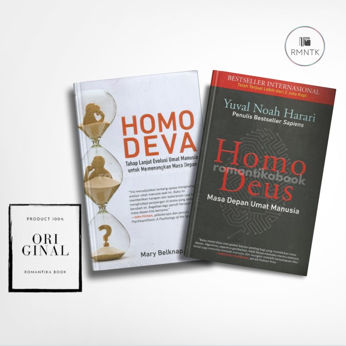 Jual PAKET BUKU HOMO DEUS DAN HOMO DEVA - Masa Depan Umat Manusia ...