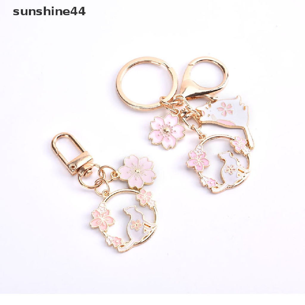 Sunshine Gantungan Kunci Bentuk Telapak Kaki Kucing Lucu Untuk Suvenir / Hadiah