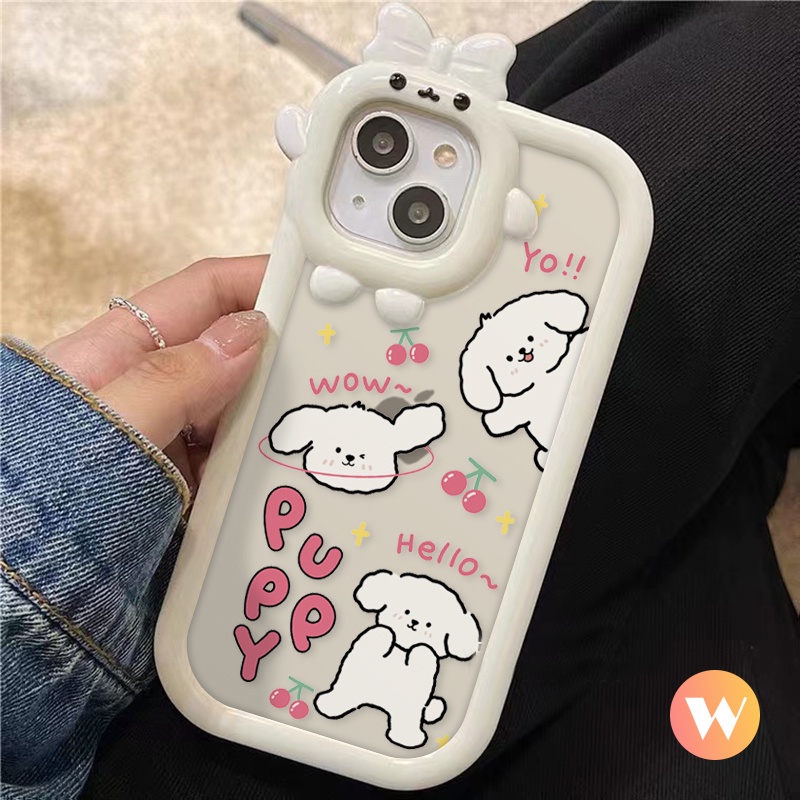 Soft Case TPU Motif Kartun Anjing Lucu Untuk IPhone 14 7 8 6 6S Plus 11 13 12 14 Pro Max XR X XS Max SE 2020 14Pro Max 14 Plus