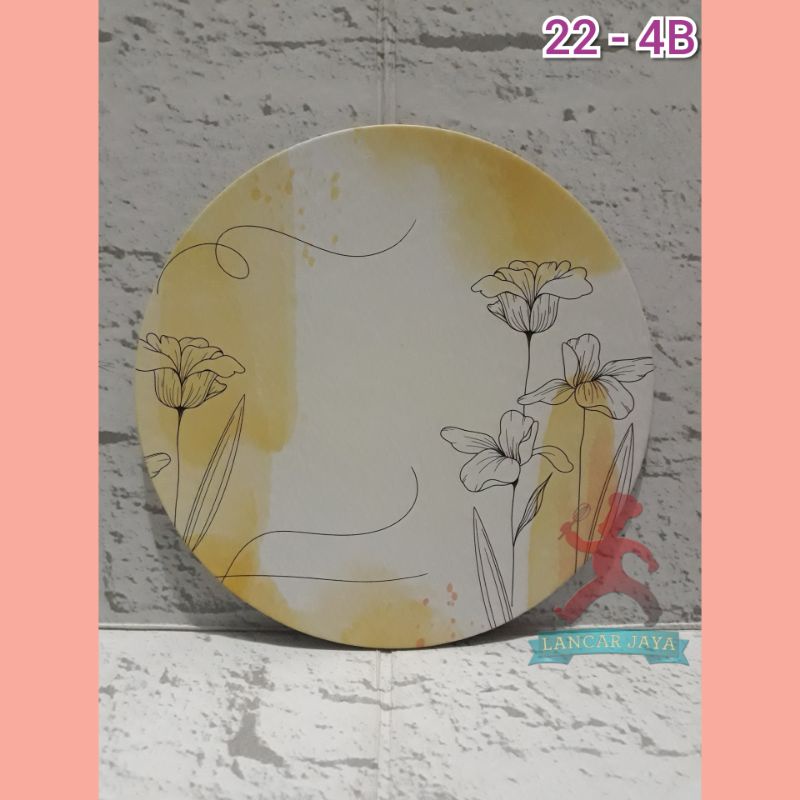 tatakan kue/alas kue / tatakan kue bulat /alas kue tart /tatakan kue tart ukuran 22