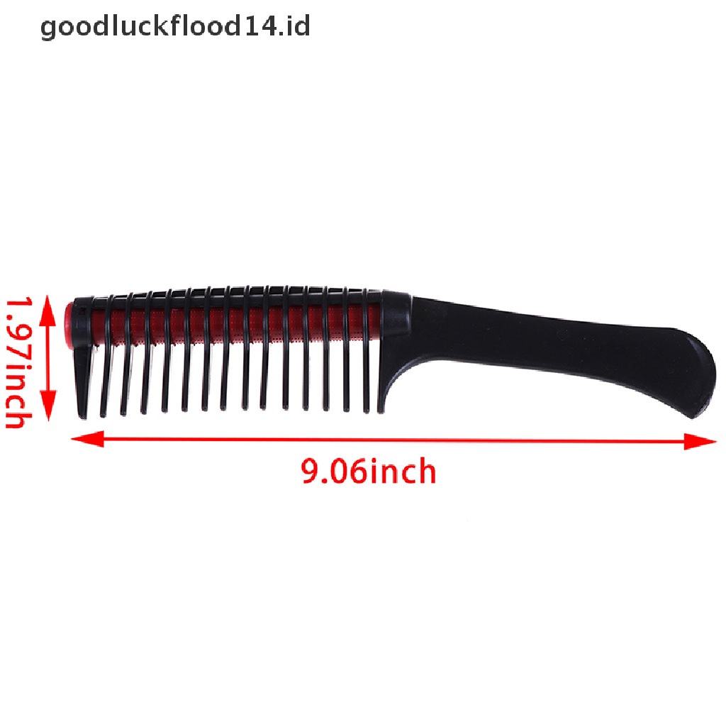 [OOID] 1Pcs Anti-Hair Loss Roller Comb Hair Curling Comb Hairdressing Comb Styling Tool ID