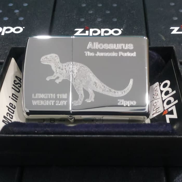 ZIPPO LIGHTER / MANCIS KOREK API ZIPPO ORIGINAL - ALLOSAURUS