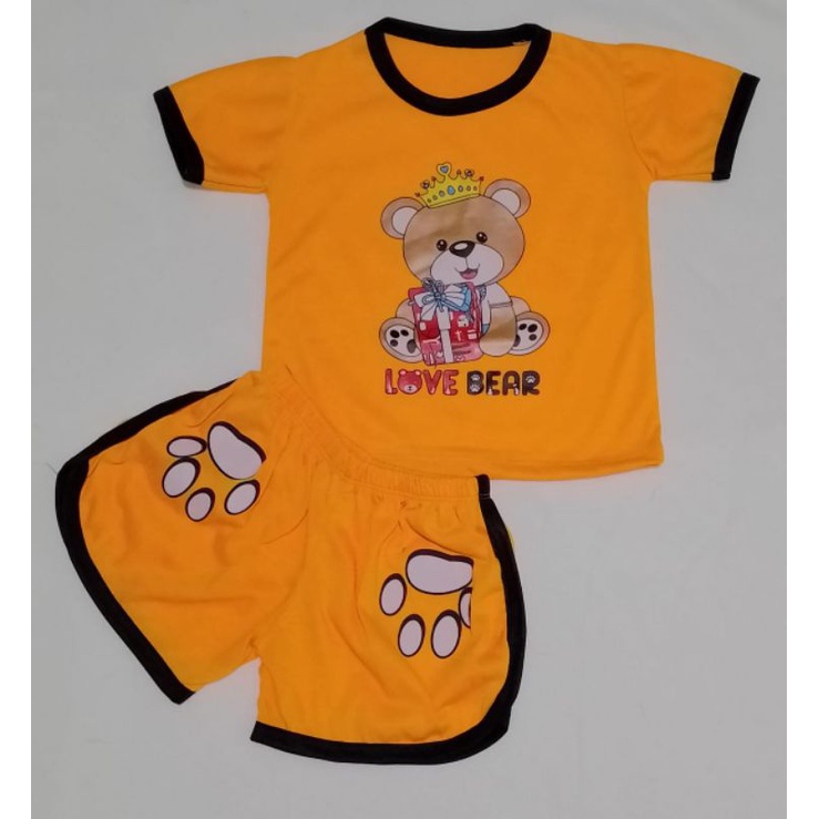 setelan anak playset #CUPA CUPA# setelan anak balita #LOVE BEAR# size S,M,L,XL,XXL...