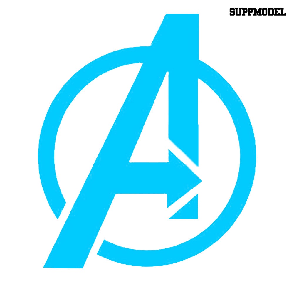 Stiker Reflektif Logo Avengers Untuk Dekorasi Mobil / Motor / Laptop / Koper