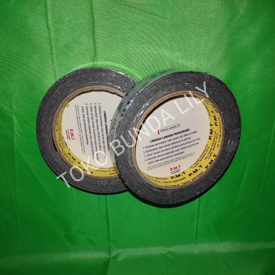 Double Tape PE Foam PMT 20mm x 4meter Setara Double Tape 3m