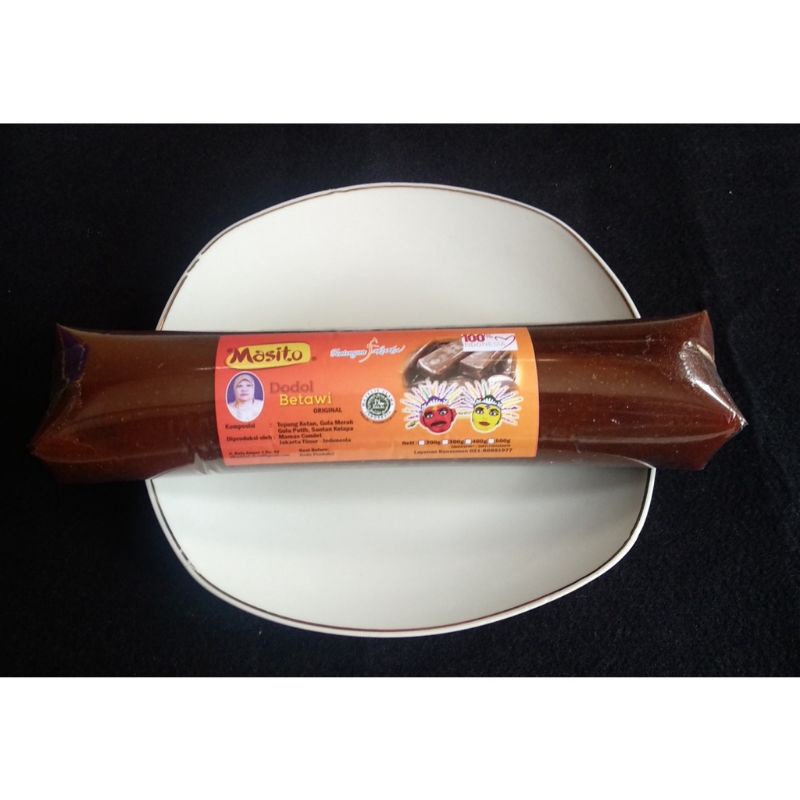 Dodol Betawi asli Condet gulungan 500gr