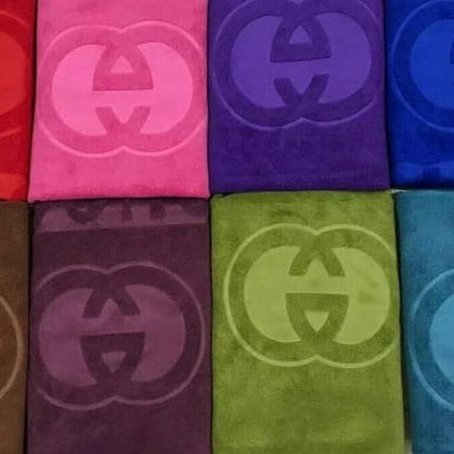 cidw-8 Handuk Mandi Dewasa GUCCI - Handuk GUCCI lembut jumbo 70 x 140 967DKF